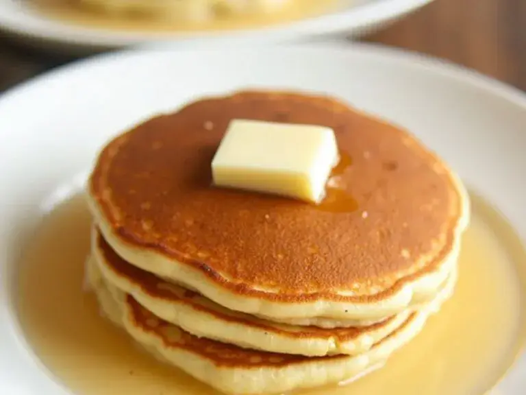 Hot cakes en Chihuahua con toppings como frutas, chocolate y miel en desayuno tipo brunch