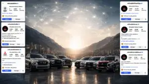 RAM México sigue cuentas oficiales de Mitsubishi Motors en distintos países, generando especulaciones sobre un posible acercamiento.