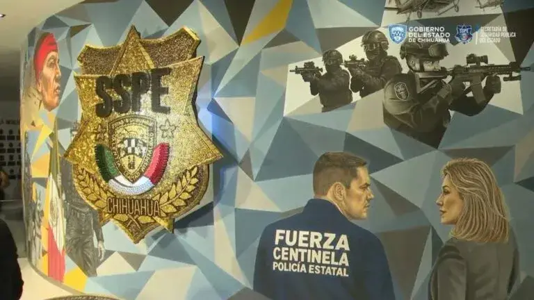 Torre Centinela genera críticas por incluir a Maru Campos y Gilberto Loya en un mural relacionado con la seguridad de Chihuahua
