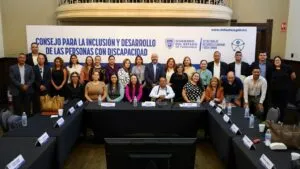 Integrantes del Consejo para la Inclusión y Desarrollo de las Personas con Discapacidad en Chihuahua
