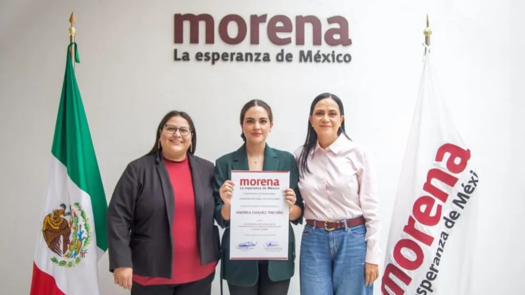 Andrea Chávez recibe una nueva coordinación de Morena en Ciudad Juárez rumbo a las elecciones de 2027.